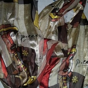 polyester custom Picasso Scarf
